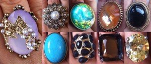 a selection of rings