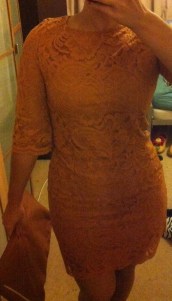 Primark mustard lace dress Primark mustard lace dress