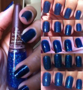 blue nails - Impala paparazzi and paz e amor - dani dutra