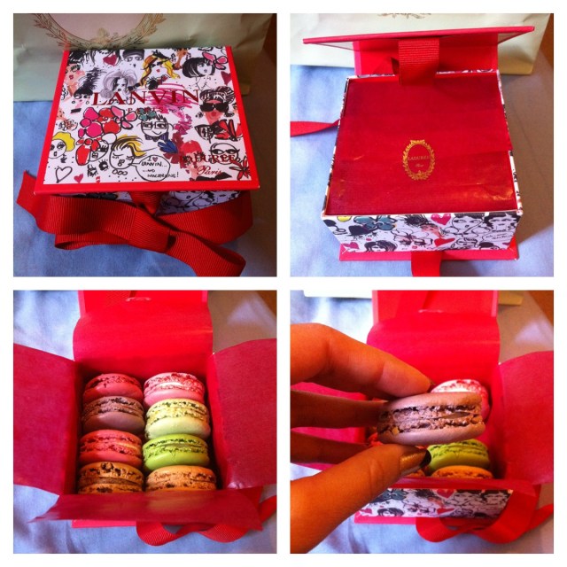Lanvin Ladurée macarons