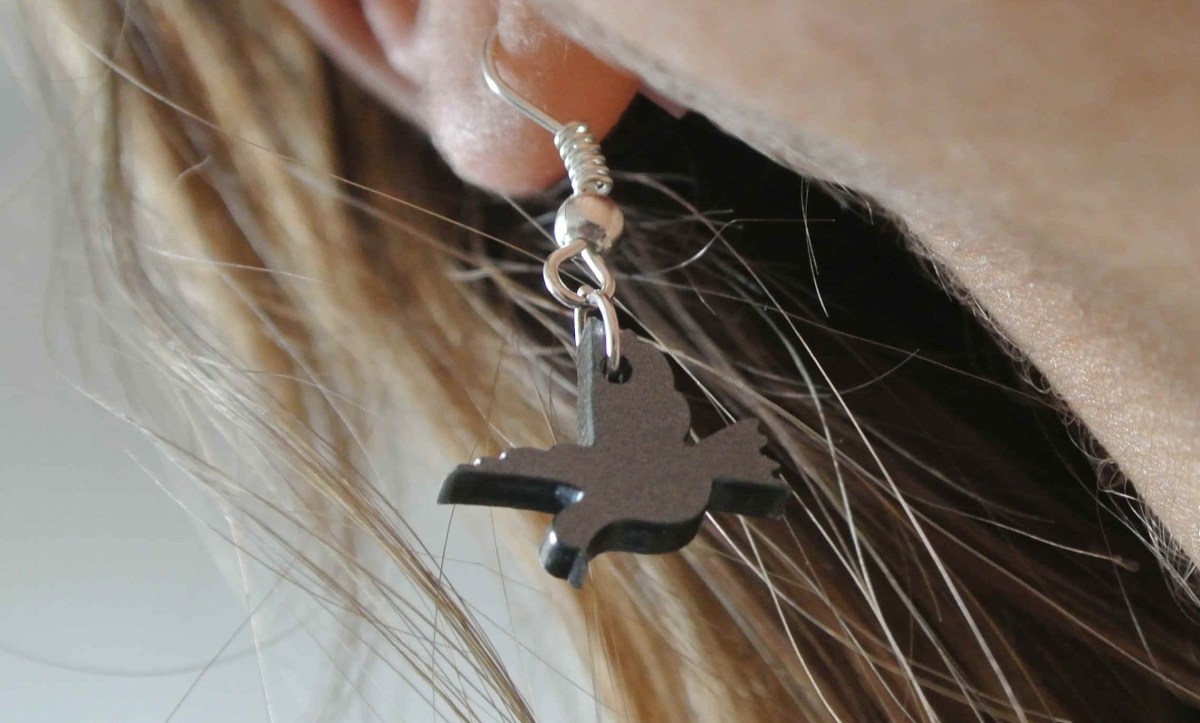 bird earring Cat-a-cake Creations - somanylovelythings