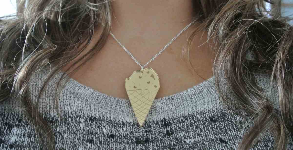 ice-cream necklace Cat-a-cake Creations - somanylovelythings