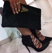 Viviana clutch and Schutz shoes - somanylovelythings