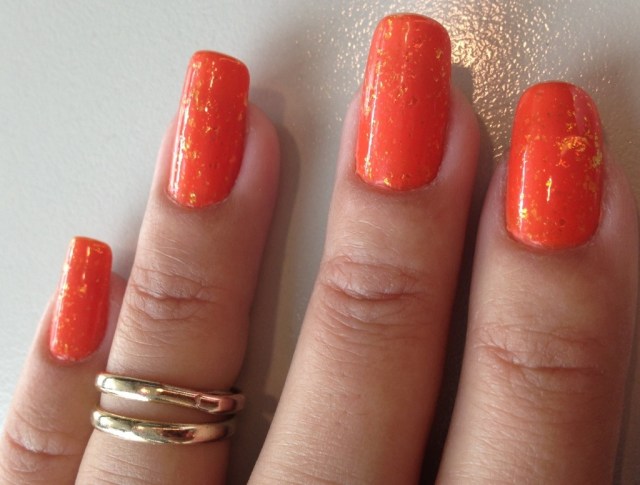 orange nails - somanylovelythings
