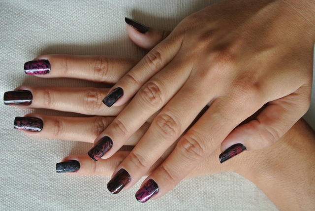 nail marbling - somanylovelythings