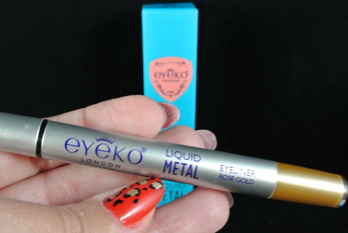 eyeko liquid metal eyeliner - rose gold