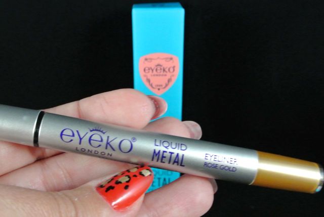 eyeko liquid metal eyeliner - rose gold