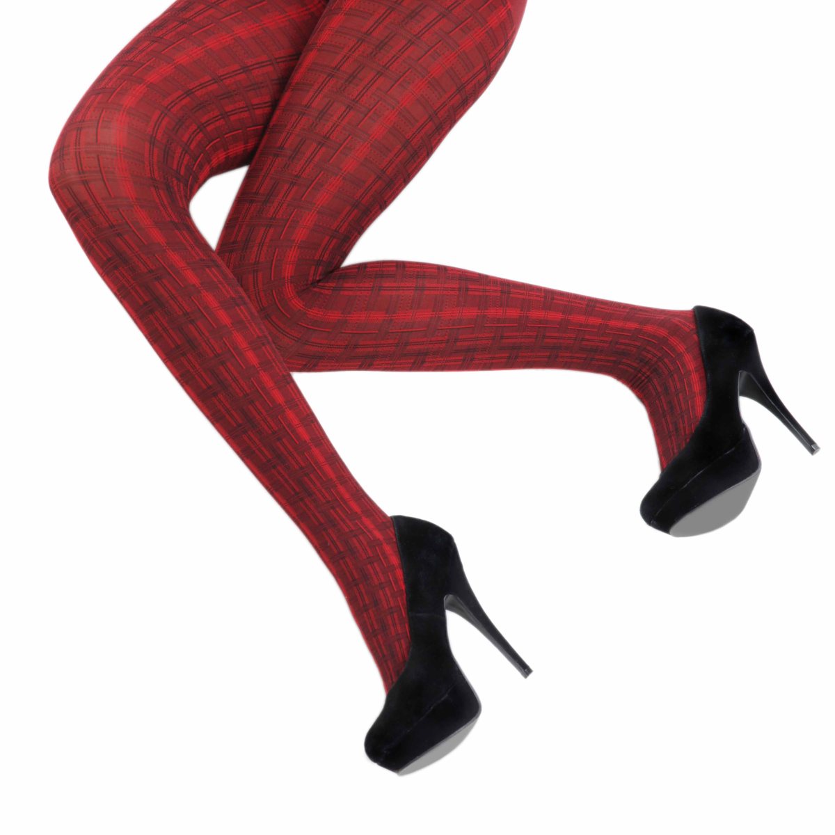 red or dead x pamela mann tights preview