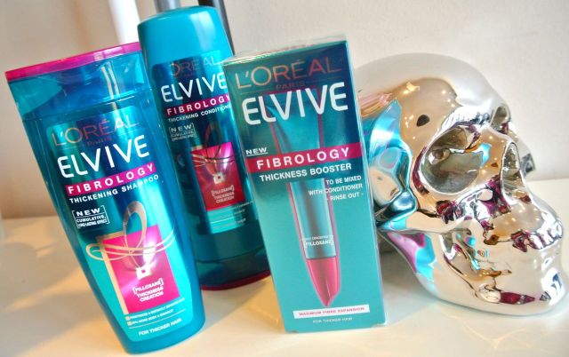 Elvive Fibrology shampoo conditioner booster
