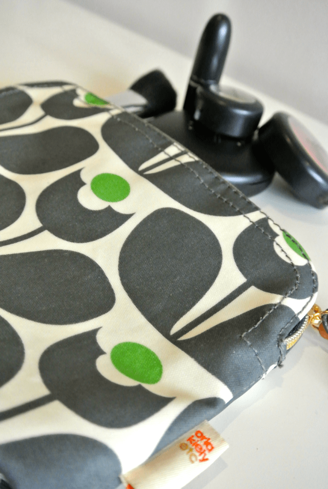 orla kiely cosmetic bag - wallflower print