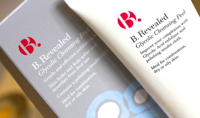 b revelaed glycolic peel cleanser