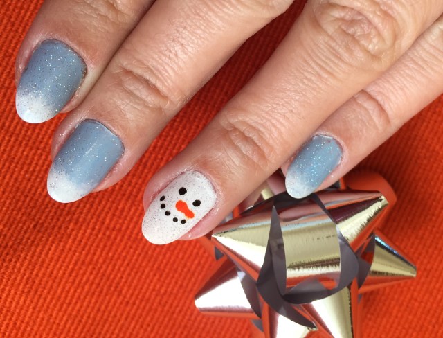 snowman nails somanylovelythings