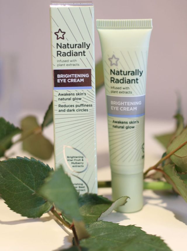 Superdrug Naturally Radiant Brightening eye cream
