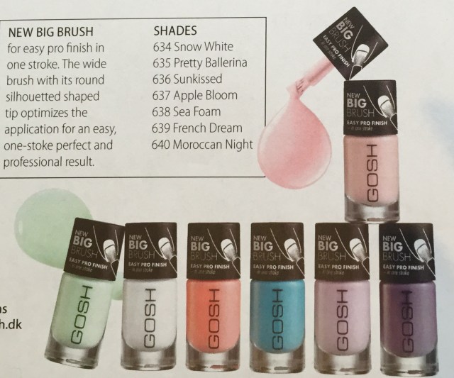 GOSH SS15 nail colour - somanylovelythings