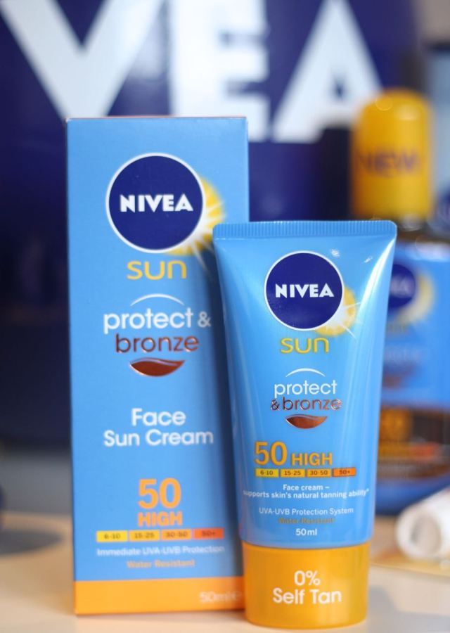 nivea_sun protect & bronze face sun cream
