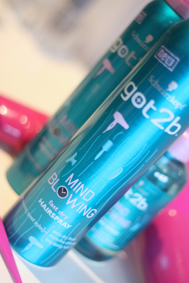 Schwarzkopf got2b Mind Blowing hair spray review