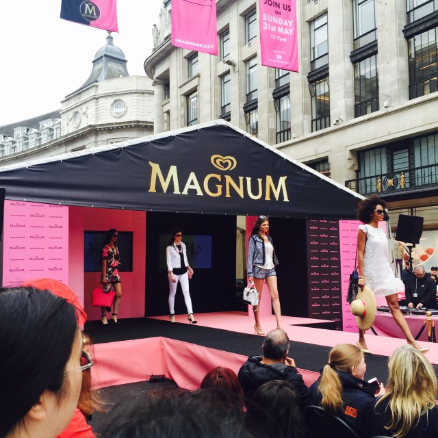 magnum pink and black regent street
