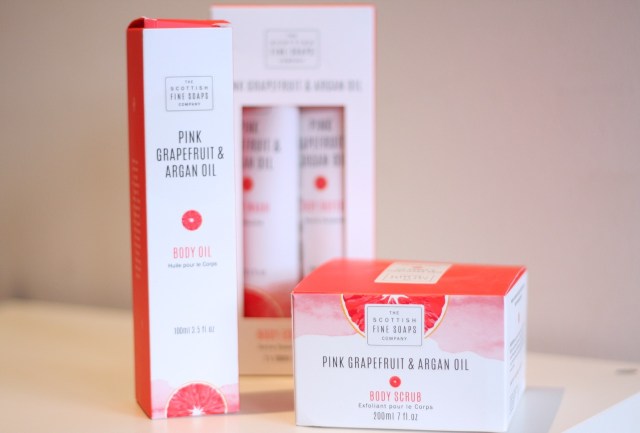 scottish fine soaps - pink grapefruit and argan