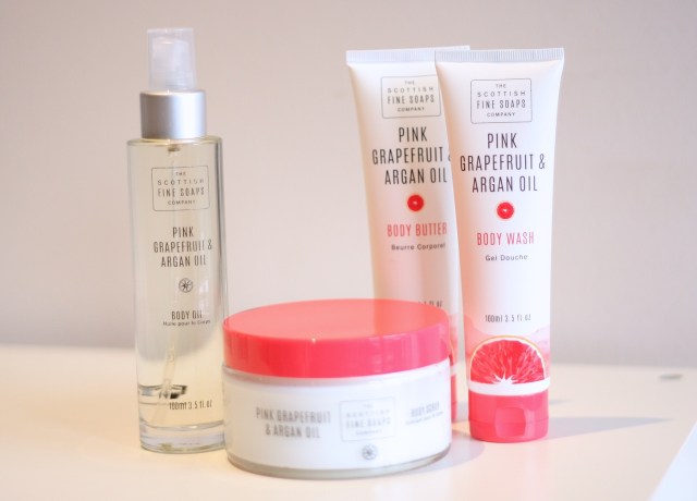 scottish fine soaps - pink grapefruit and argan