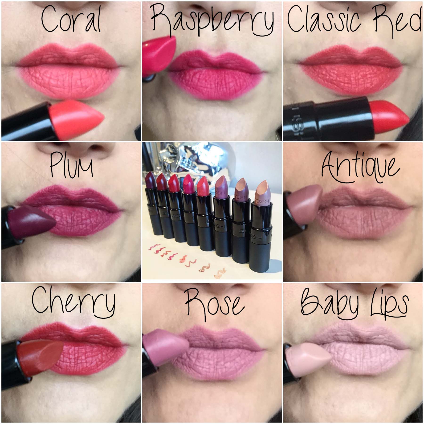 GOSH Velvet Touch Lipstick Matt – Farbe 014 Cranberry, 4 G, Matte Lippenstift