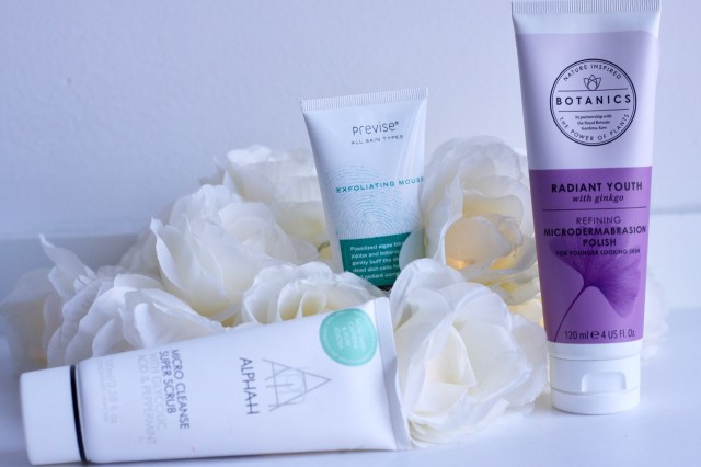 skincare routine for adult acne - face scrubs