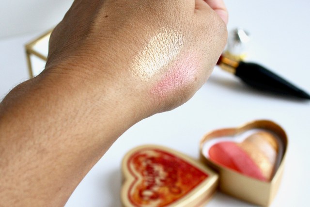 I Heart Revolution Dragon's Blood Highlighter swatches